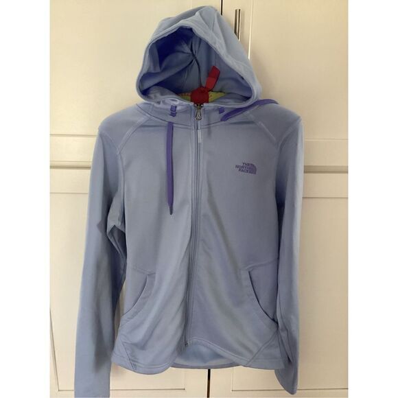 The North Face Sz S Full Zip Hoodie Blue Pockets - Picture 1 of 9